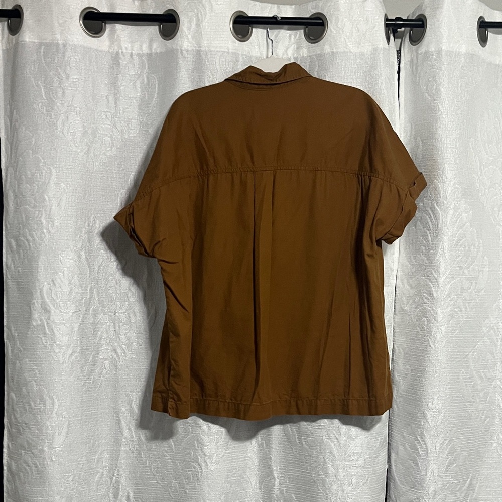 Universal Thread Brown Collared Top - Picture 5 of 5